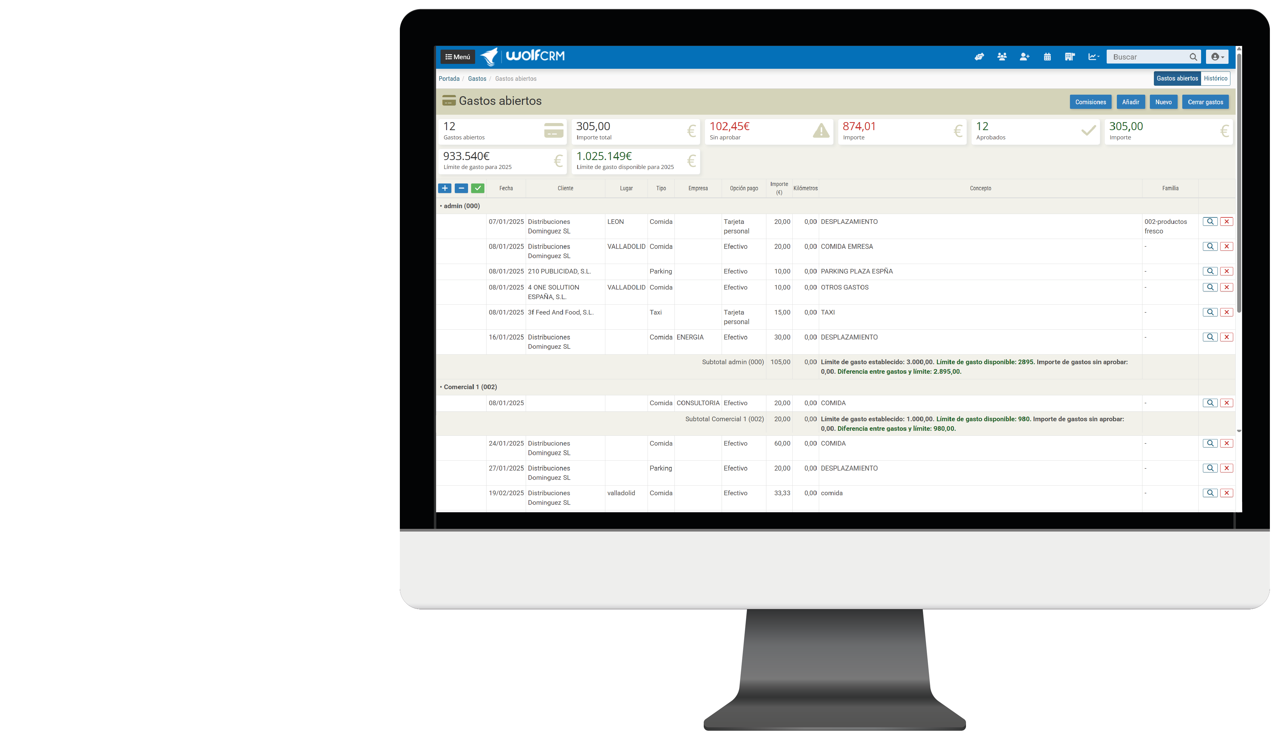 WolfCRM Facturación